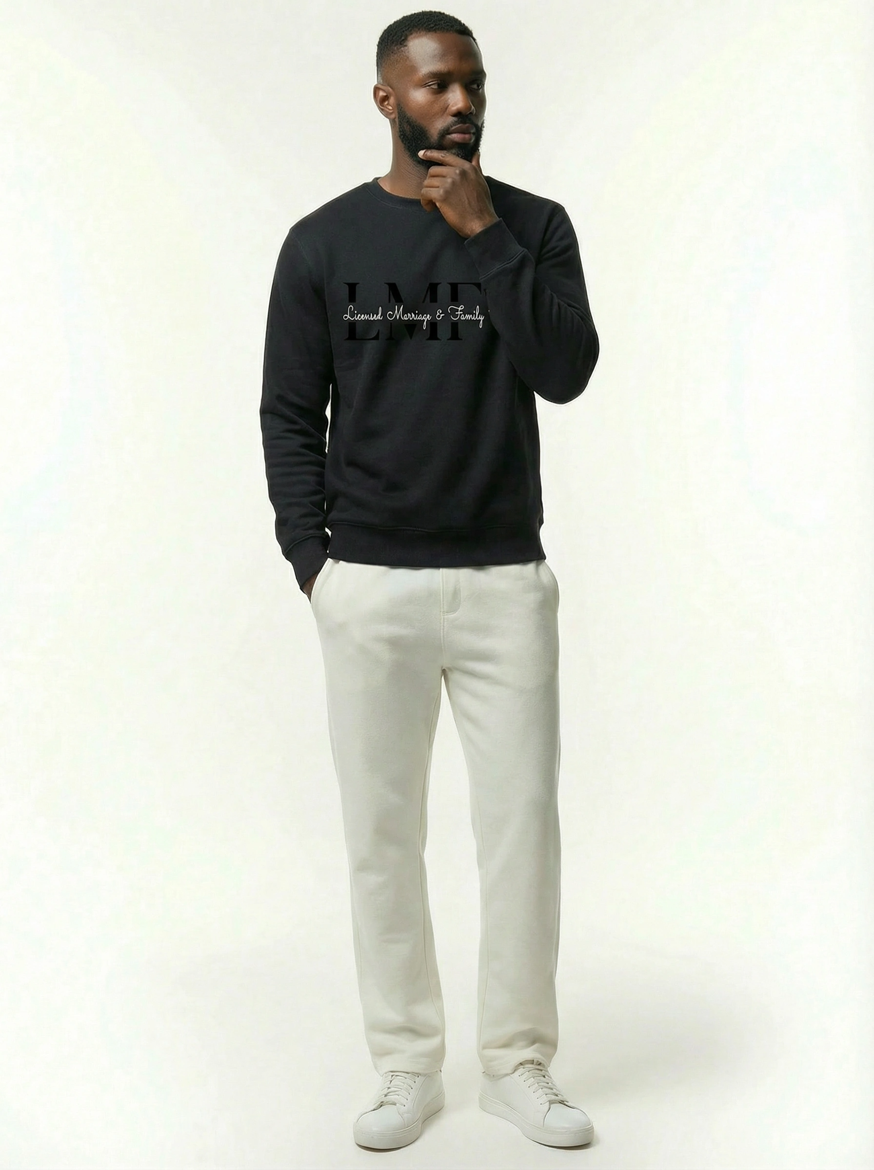 LMFT Credential Sweatshirt BLACK