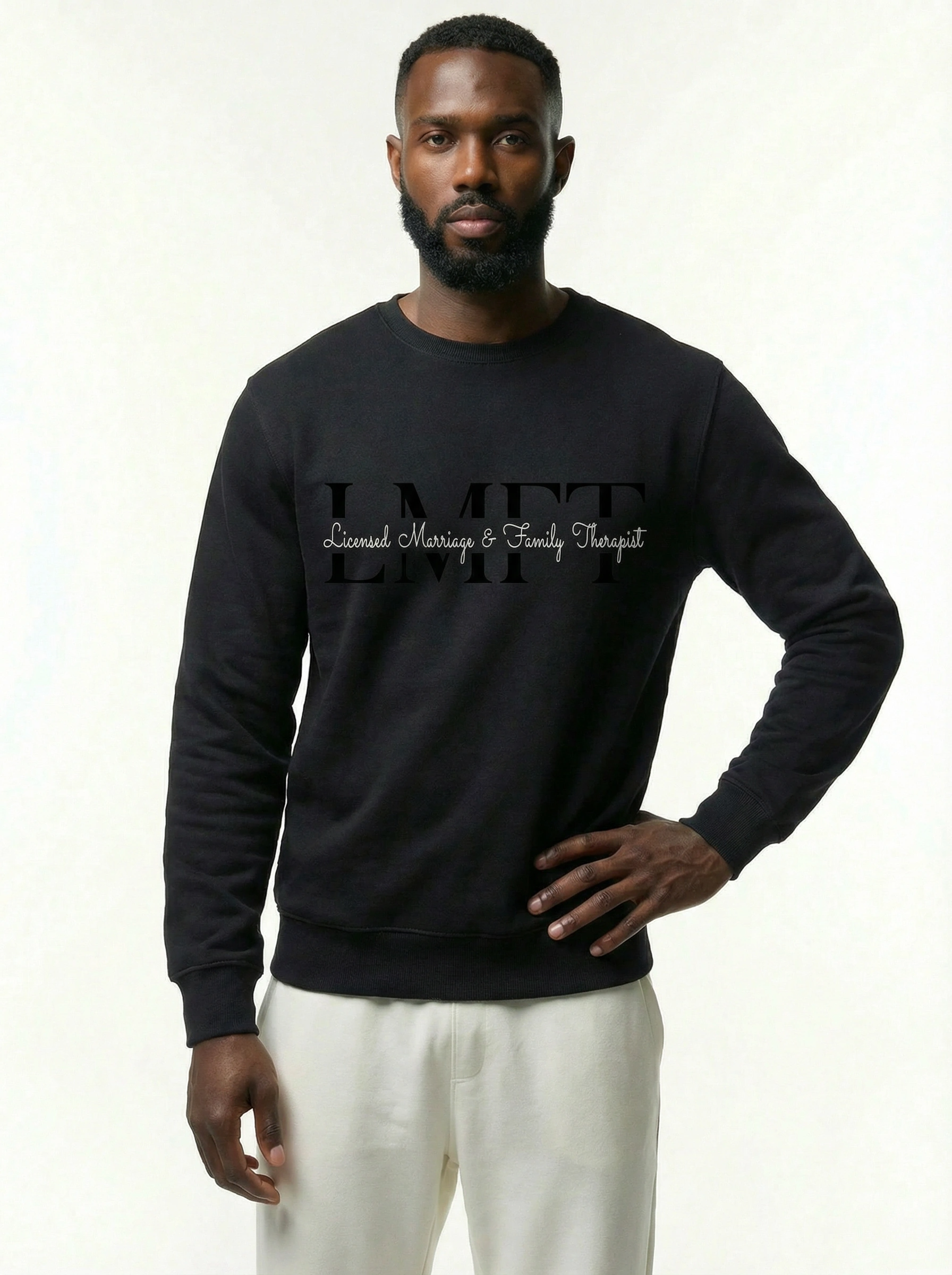 LMFT Credential Sweatshirt BLACK