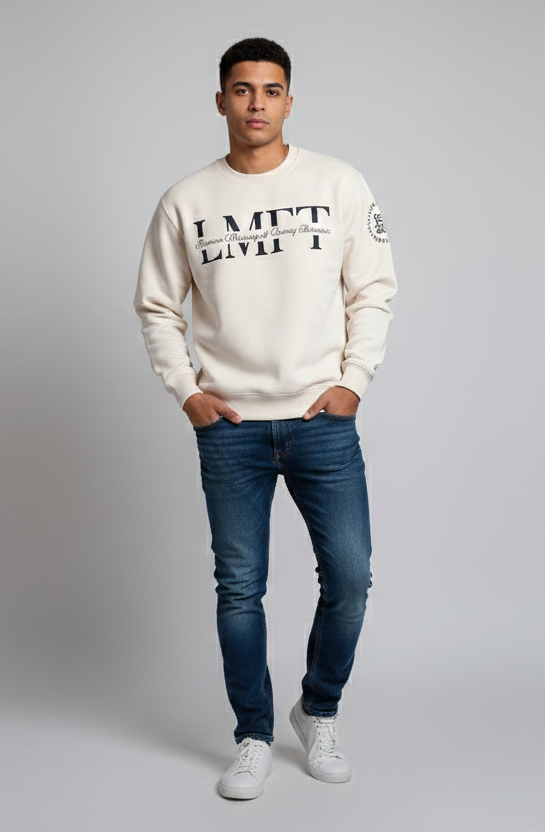 LMFT Credential Sweatshirt Bone