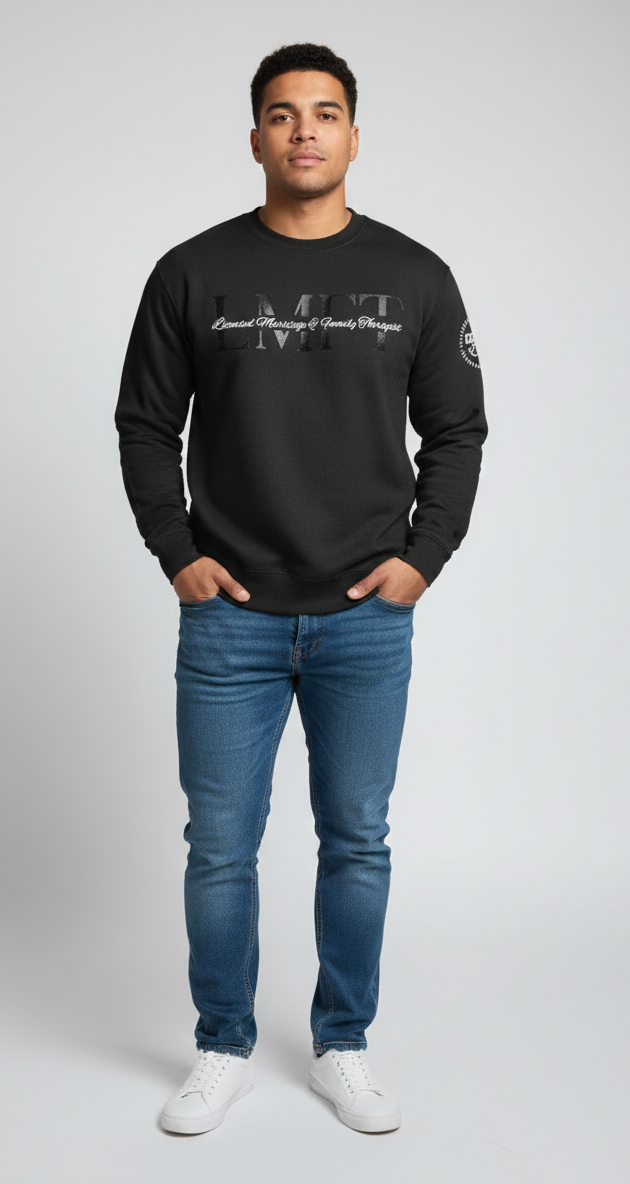 LMFT Credential Sweatshirt BLACK