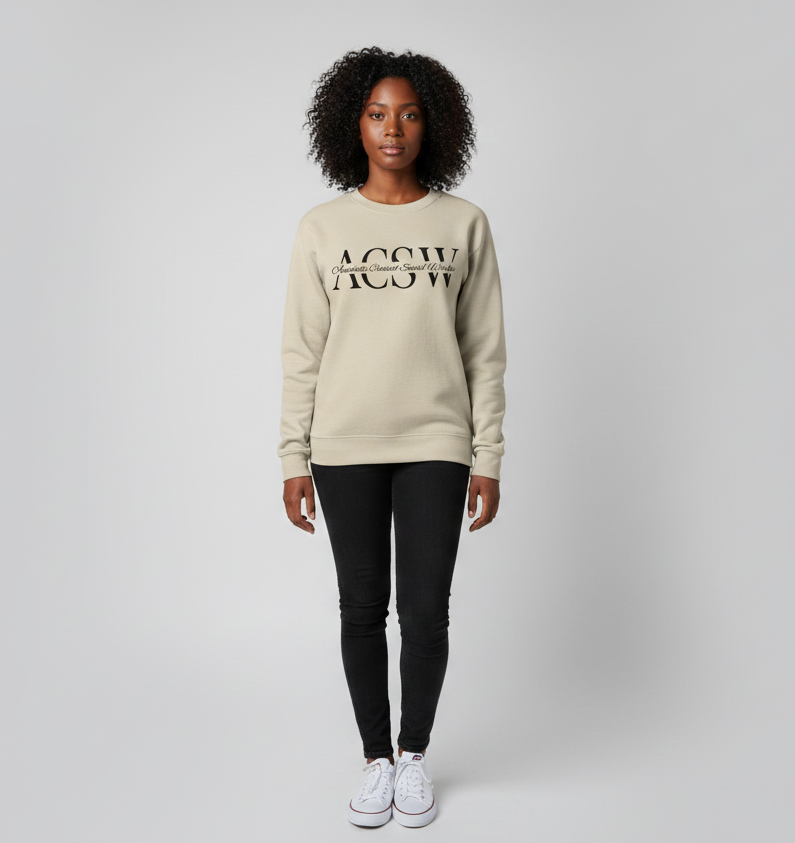 ACSW Credential Sweatshirts Bone